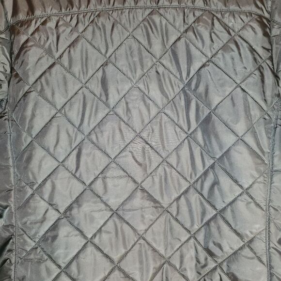 Land's End Women's Primaloft Puffer Jacket Size Medium-Black - Picture 7 of 9